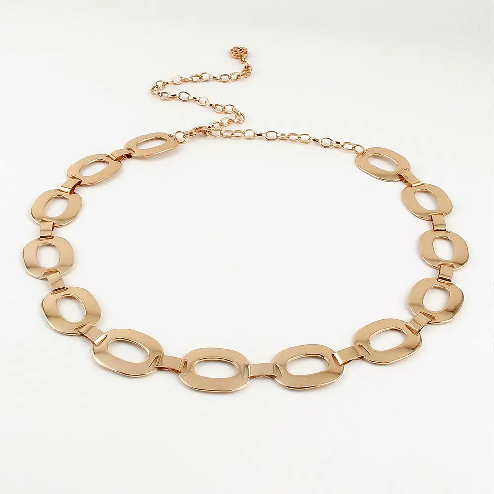 Summer Jewelry Waist Chain Metal Jewelry - Golden - 4