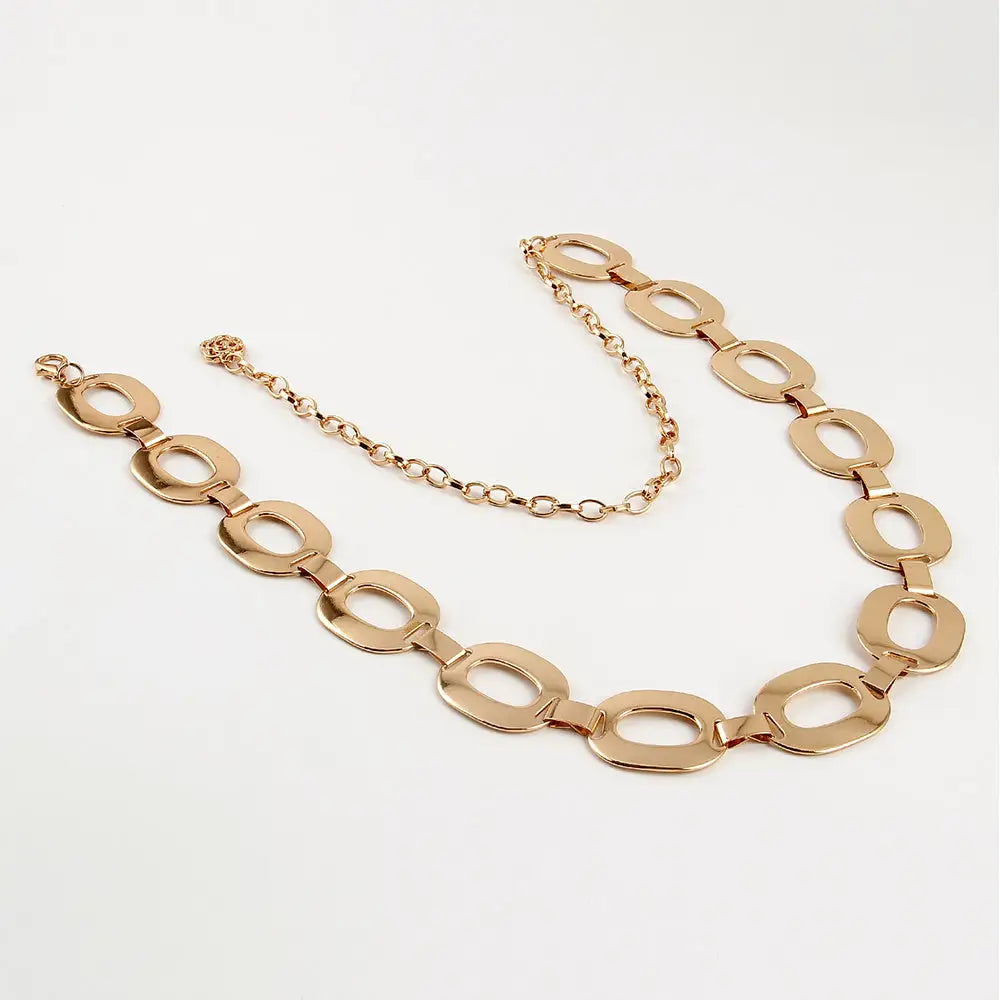 Summer Jewelry Waist Chain Metal Jewelry - Golden - 4