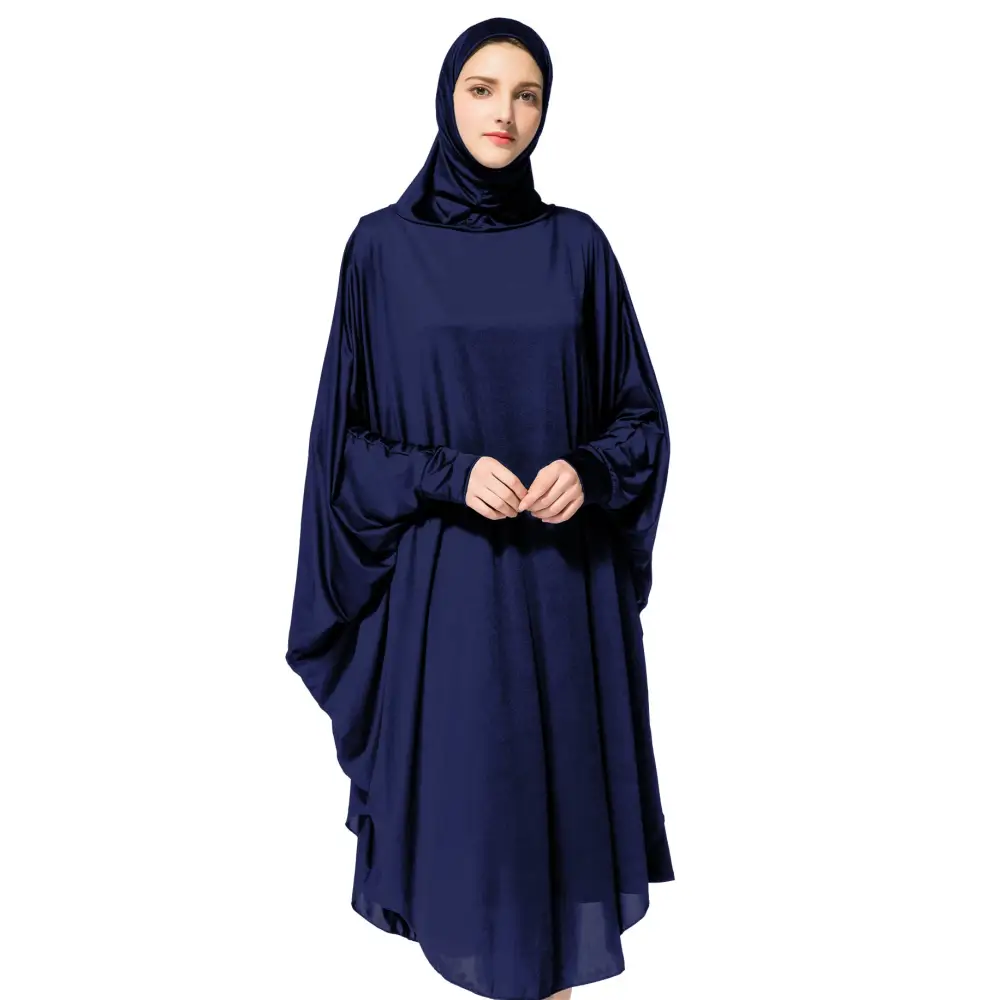 Traditional Muslim Ladies’ Worship Service - Dark Blue / 2XL